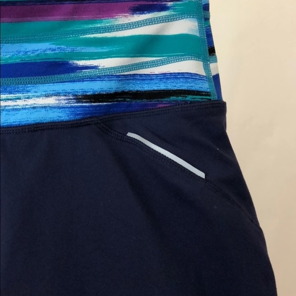Athleta Grenadine Airbrush Relay Skort Lines Tall - Picture 3 of 9